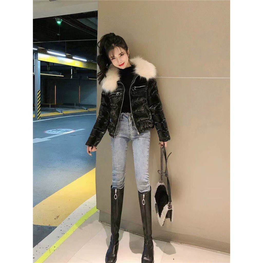 Khoác phao bóng cổ lông (Ảnh thật shop tự chụp ) | BigBuy360 - bigbuy360.vn