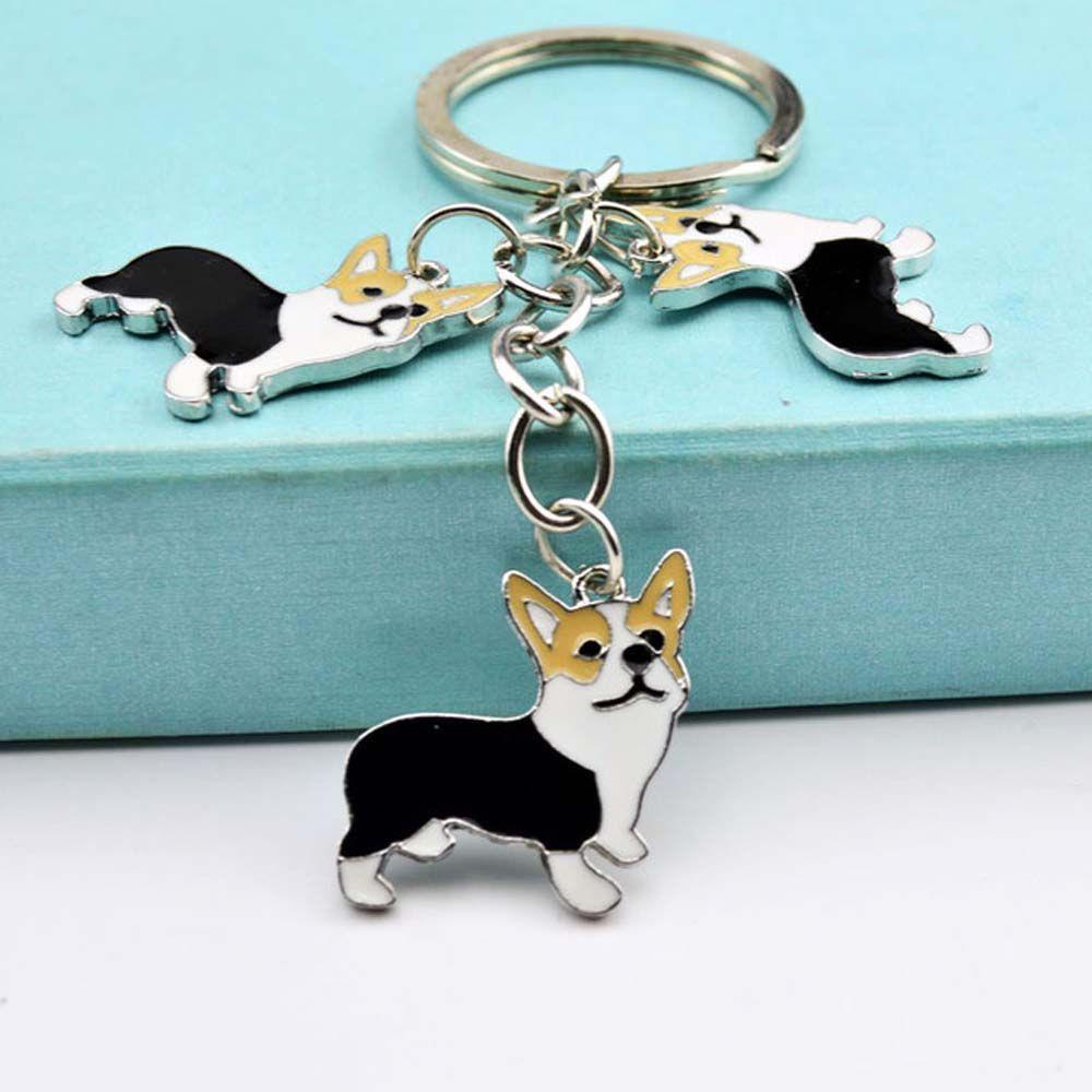 Móc Khóa Hình Chú Chó Corgi Xinh Xắn Dễ Thương