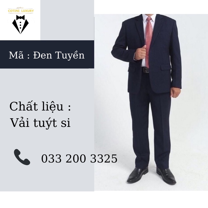 Bộ Comple Veston Trung Niên Cao Cấp