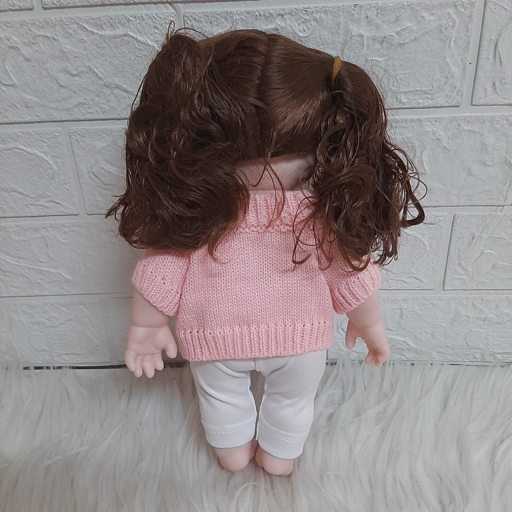 Búp Bê Tái Sinh Nhựa Mềm Cao Cấp Nathaniel  30 cm 12 inch Silicone Vynil Reborn doll