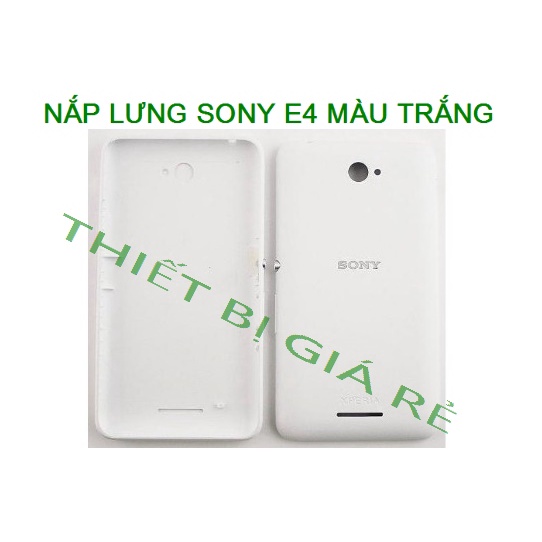 NẮP LƯNG SONY E4 MÀU TRẮNG