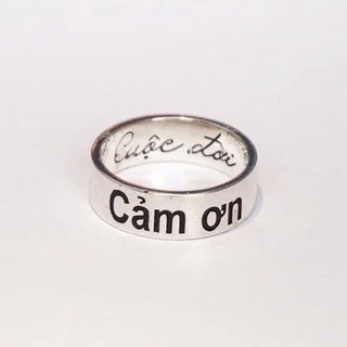 Nhẫn bạc ý nghĩa “Cảm Ơn cuộc đời” Míya Jewellery