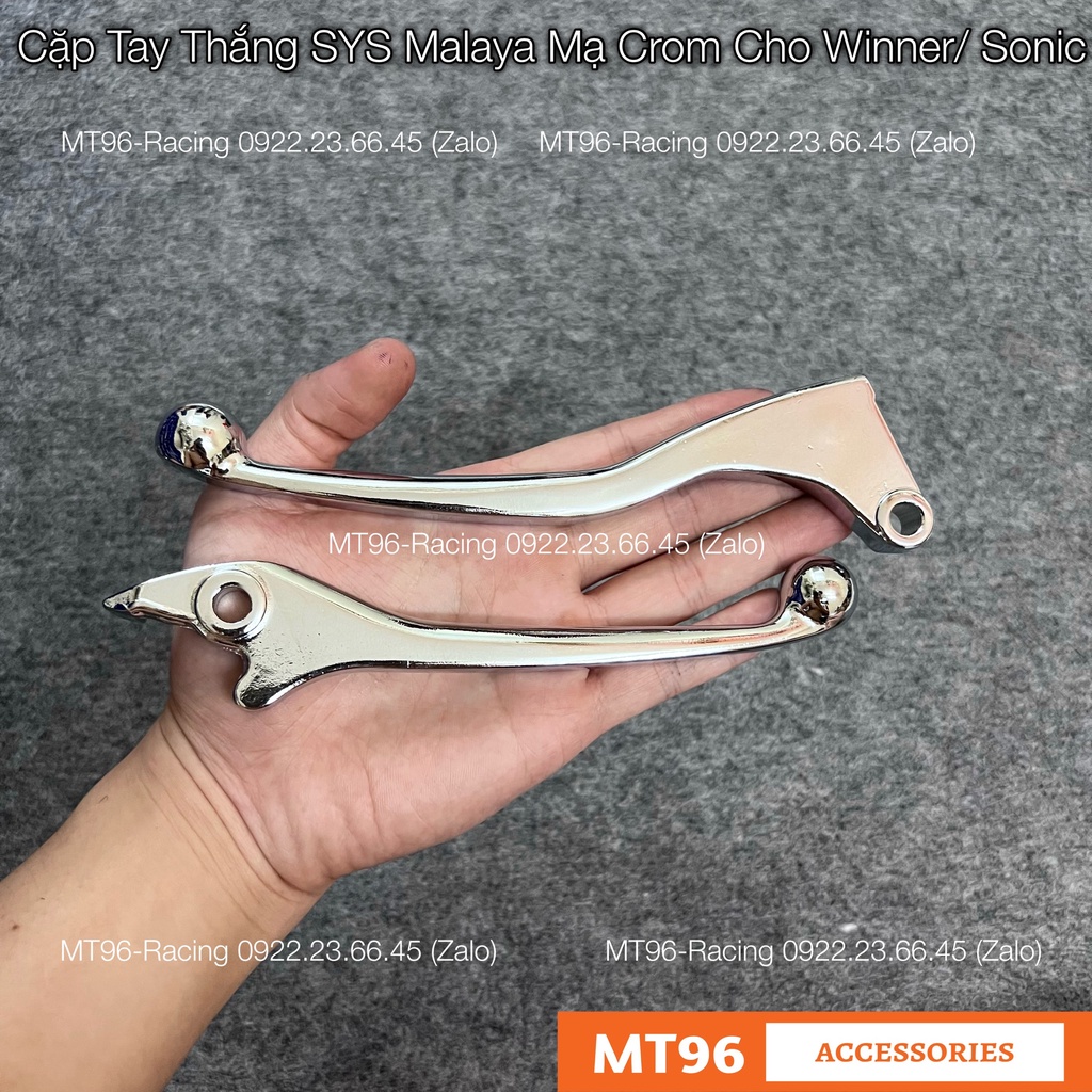 Cặp Tay Thắng SYS Mạ Crom Cho Winner Sonic Các Đời Siêu Bóng Nhập Malay
