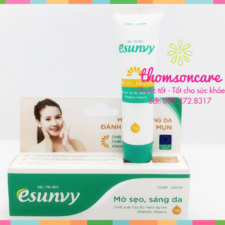 Kem ngừa sẹo Esunvy từ Táo đỏ và hành tây tím - mờ sẹo, sáng da | BigBuy360 - bigbuy360.vn