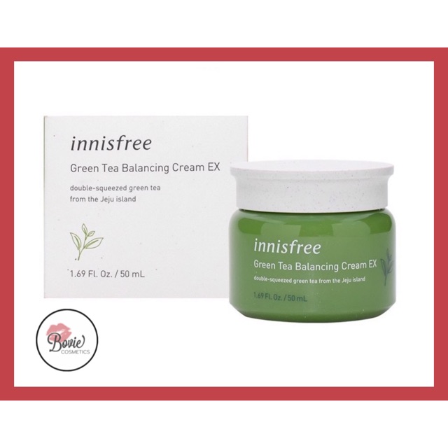 Kem dưỡng da trà xanh Innisfree Green Tea Balancing Cream EX 50ml