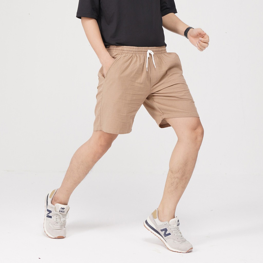 Quần Short Đùi ROUGH, Chất Liệu Đũi/Linen Mềm, Mịn, Thoáng Mát, 5 Màu Trẻ Trung | BigBuy360 - bigbuy360.vn
