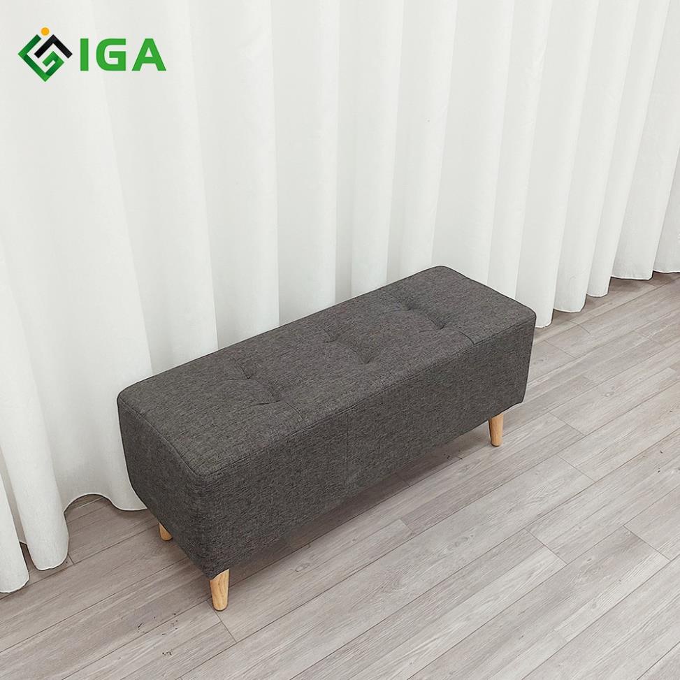 Ghế sofa giá trẻ, ghế đôn gỗ IGEA- GC10