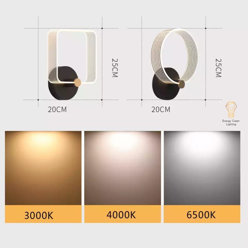 Đèn LED Gắn Tường Energy Green Lighting  Retro DT-280 - Trang Trí Trong Nhà , Cầu Thang , Hành Lang - 3 Chế Độ Ánh Sáng