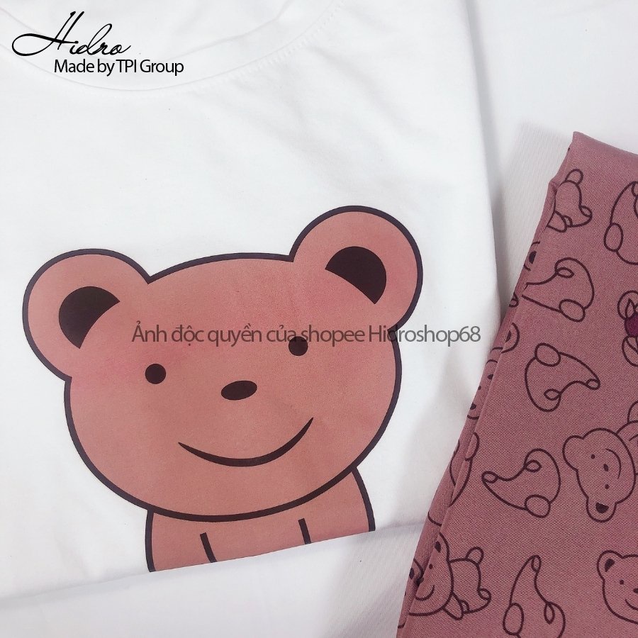 Bộ Pijama Áo Thun Cotton In Hình Quần Dài Kate Thái Họa Tiết Cute