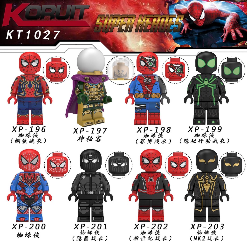 Marvel Đồ Chơi Lắp Ráp Nhân Vật Siêu Anh Hùng the avengers