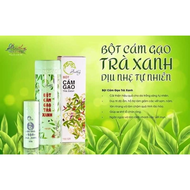 BỘT CÁM GẠO TRÀ XANH