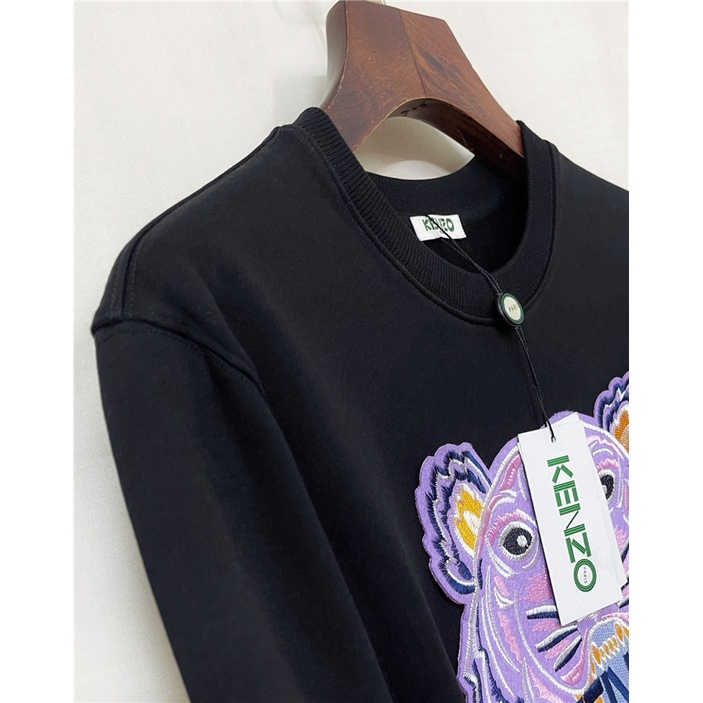 Áo sweater cotton Tay Dài Cổ Tròn Thêu Họa Tiết Thời Trang Thu Đông Mới 2022 Size S-4XL