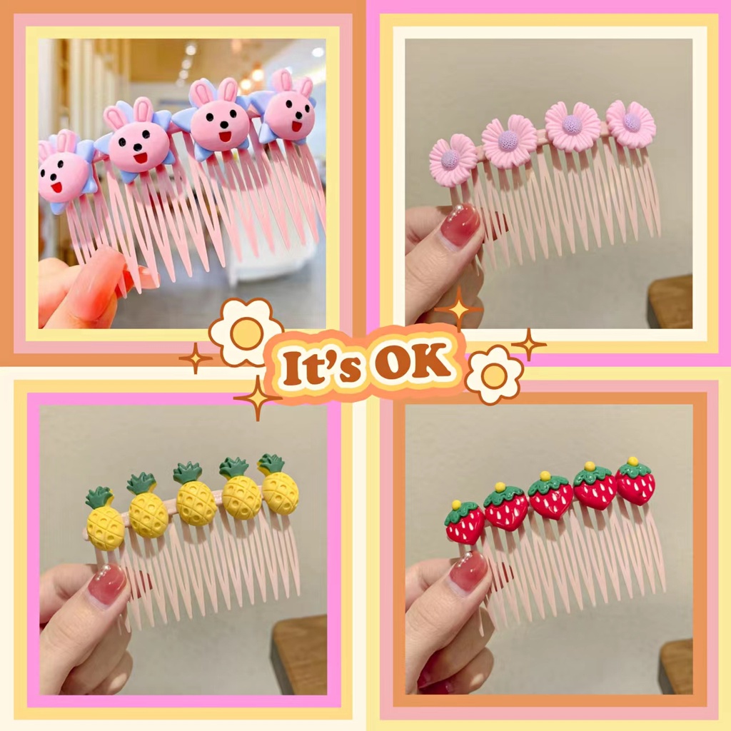 Kẹp Tóc Kiểu Dáng Dễ Thương Xinh Xắn Dành Cho Trẻ Em