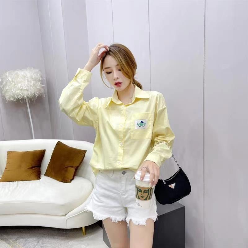 Áo sơ mi nữ tay dài form rộng đẹp kiểu công sở hàng nhập Quảng Châu ANDOSA SM16