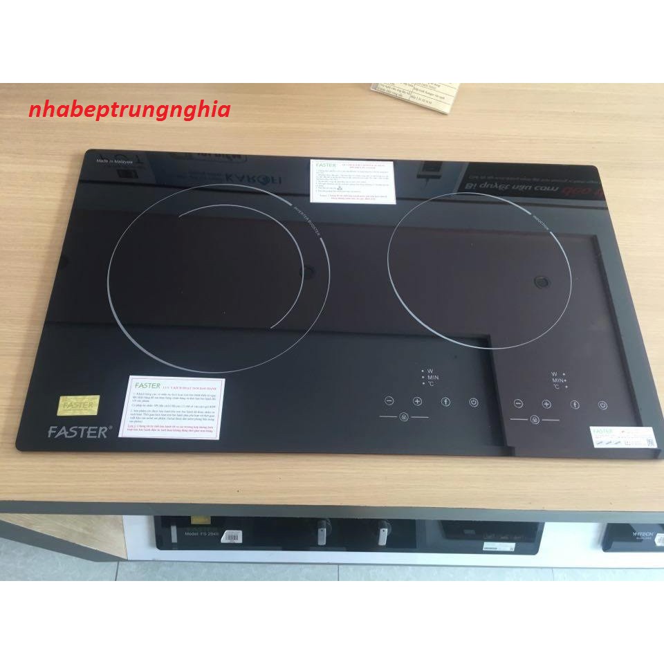 Bếp từ đôi Faster FS 600I - Nhập khẩu Malaysia, Bếp 2 từ Inverter tiết kiệm điện, Bảo Hành 3 Năm