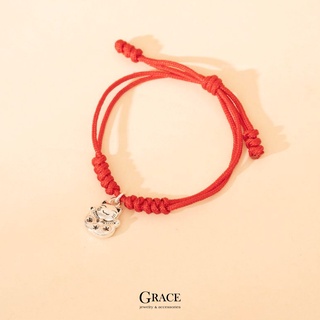 [Bạc] Lắc tay Mèo Thần Tài Mieko Grace Jewelry