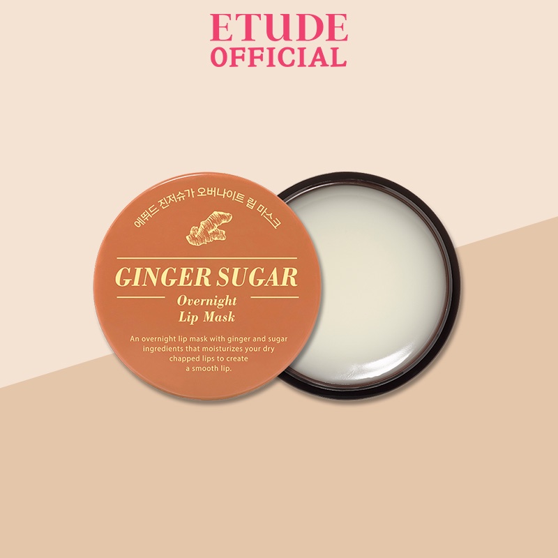 [ETUDE] Mặt Nạ Dưỡng Môi Qua Đêm Đường Gừng 25g