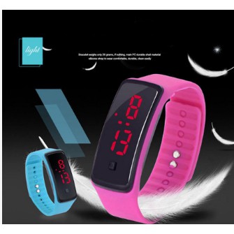 Đồng hồ Led silicon mặt kính nam nữ | BigBuy360 - bigbuy360.vn