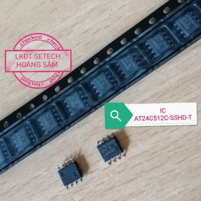 IC nhớ EPROM AT24C512 chính hãng ATMEL chân dán SOIC8