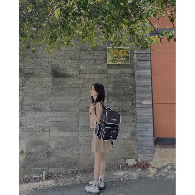 Tất cao cổ nam nữ unisex chữ xanh phong cách Hàn Quốc TC26