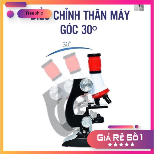 [SIÊU RẺ]  Đồ chơi kính hiển vi quang học cho bé Microscope 1200 x C2121