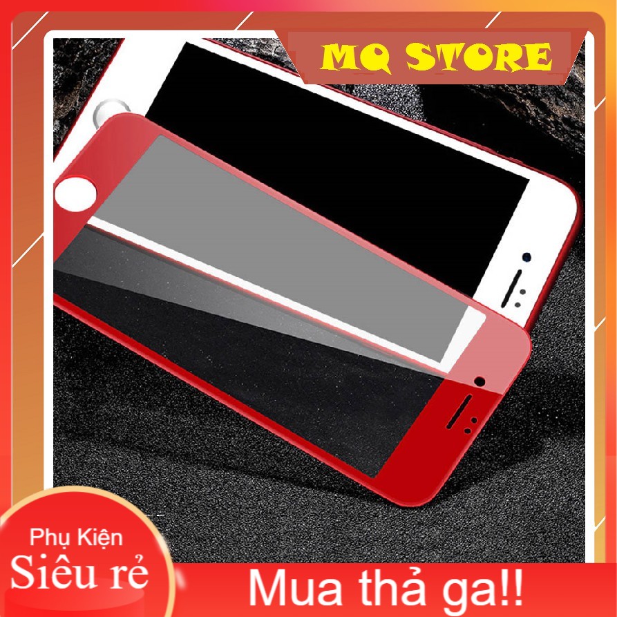 [Siêu Hot] Kính cường lực full màn hình 4D màu đỏ Iphone 6,6s, 6plus, 7, 8, 7plus, 8plus (phụ kiện chất)