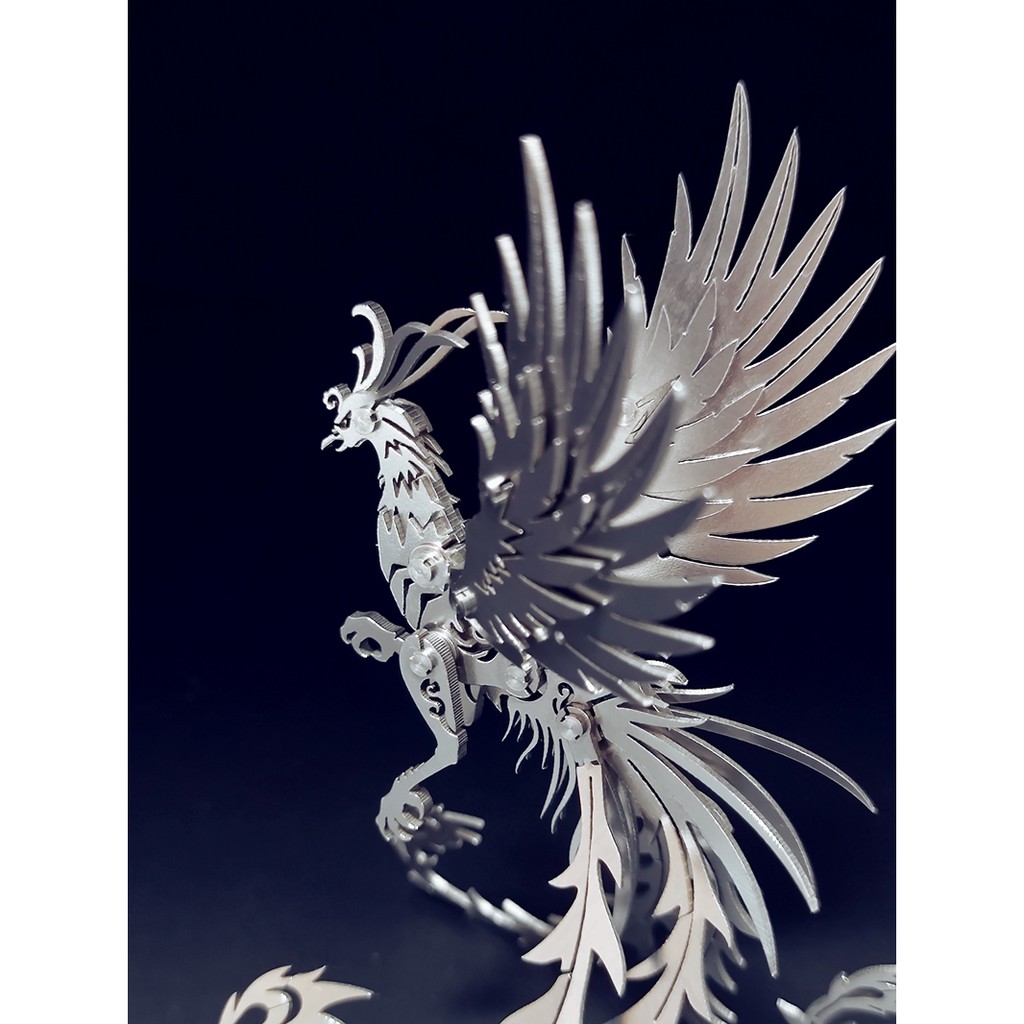 Mô Hình Lắp ghép 3d Kim Loại dùng vít phượng hoàng