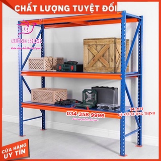 Kệ trung tải 3 tầng, cao 200cm x dài 200cmx rộng 60cm
