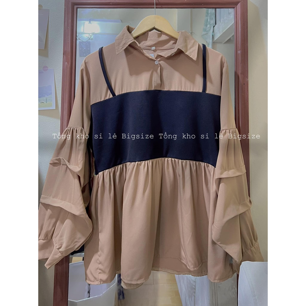 Áo babydoll bigsize form rộng thoải mái đủ size 55-100kg