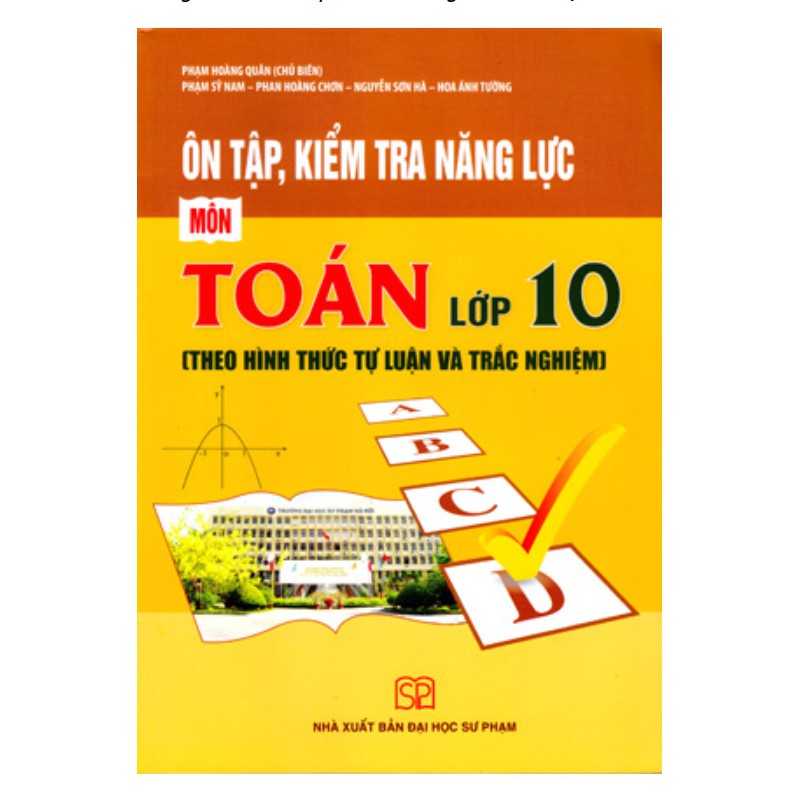 Sách - Ôn tập kiểm tra đánh giá năng lực môn Toán lớp 10