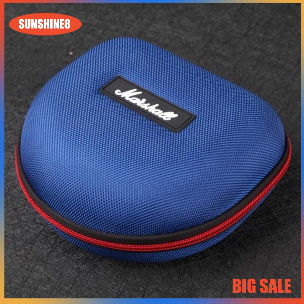 【SUN】Portable Smoothy Anti-Knock Headphone Storage Case Bag Carrying Storage Case