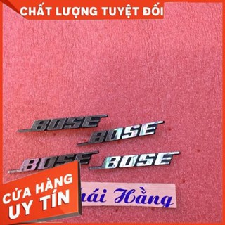 Tem loa chữ BOSE chân cắm