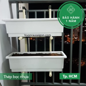 Kệ Trồng Rau 2 Tầng Treo Tường