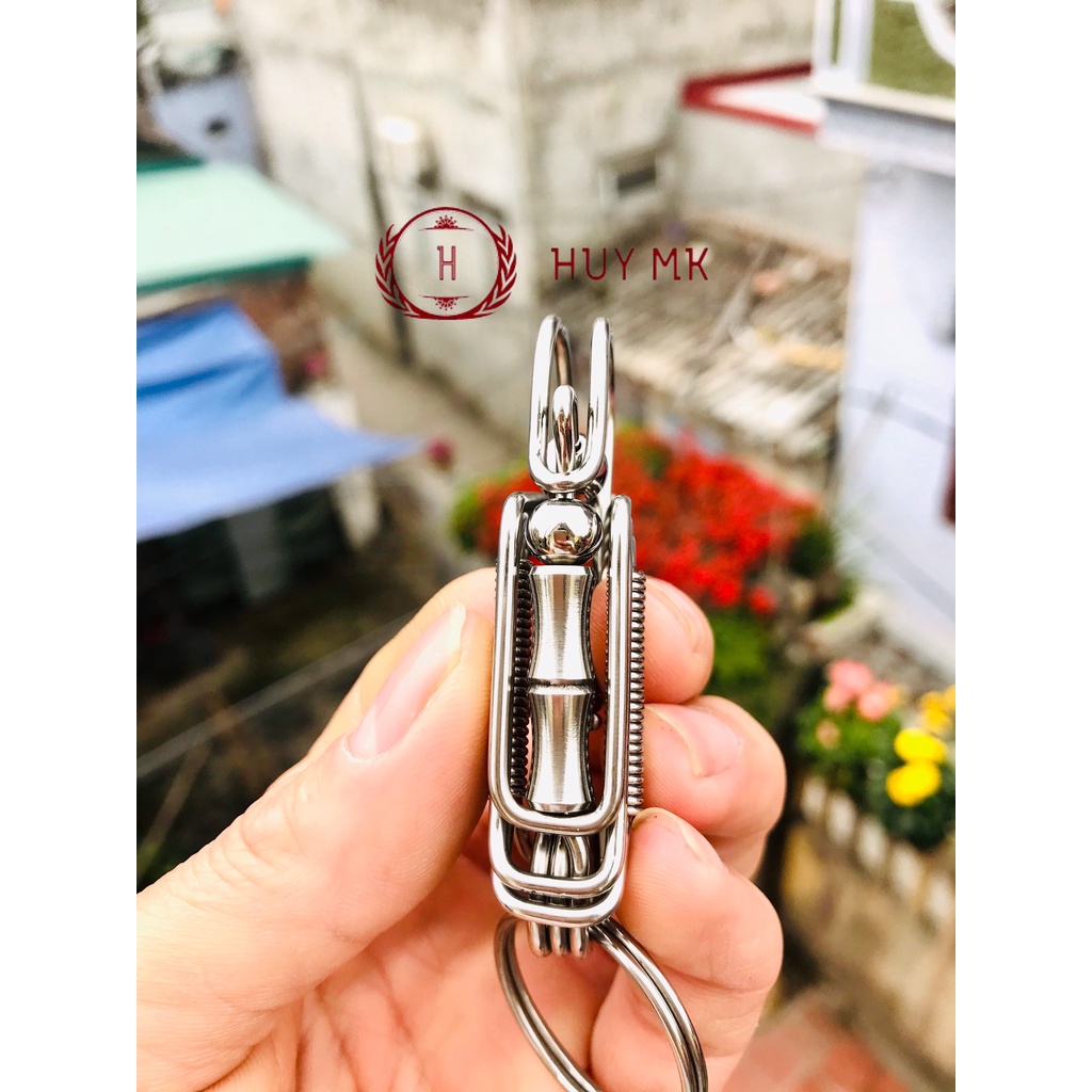 Móc khoá thủ công trúc quân tử