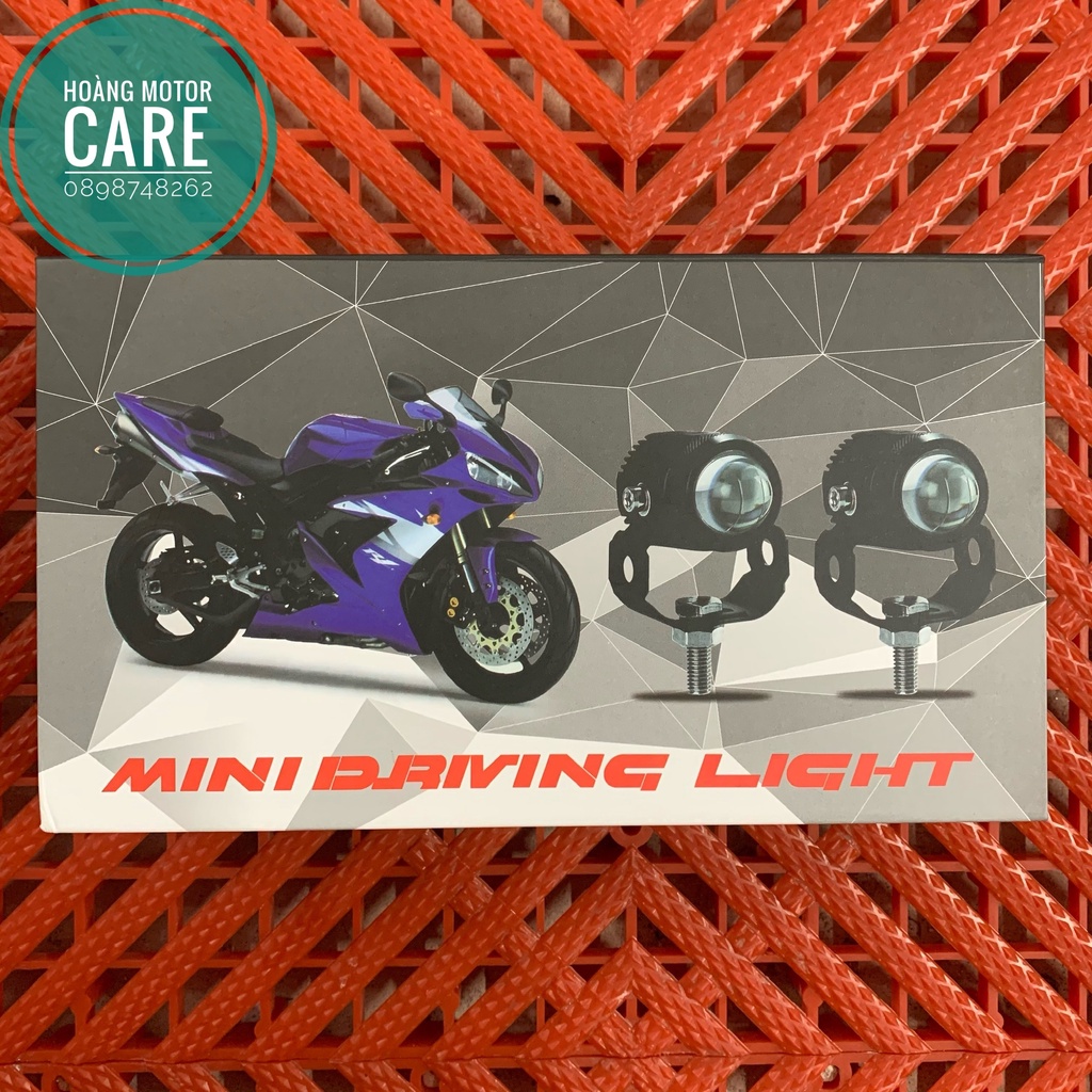 Đèn trợ sáng mini bi cầu 2 màu cost vàng pha trắng