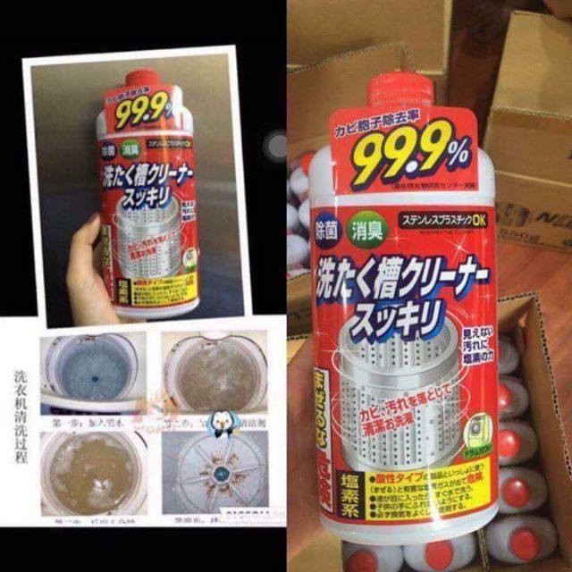 Tẩy lồng máy giặt diệt khuẩn Papai 550g Nhật Bản DrbStore