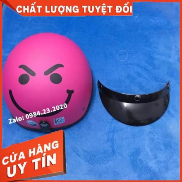 [Uy Tín - Chất Lượng]  Mũ bảo hiểm 1/2 mặt cười