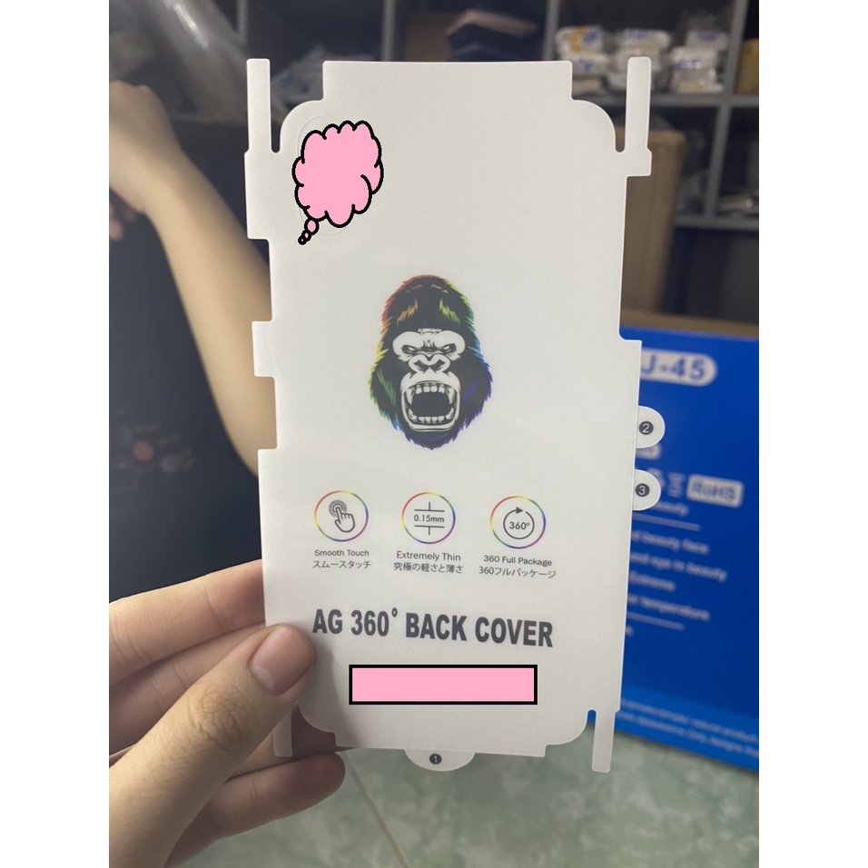 SALE SẬP SÀN - Miếng dán Skin PPF trong suốt và 7 màu cho các dòng iphone