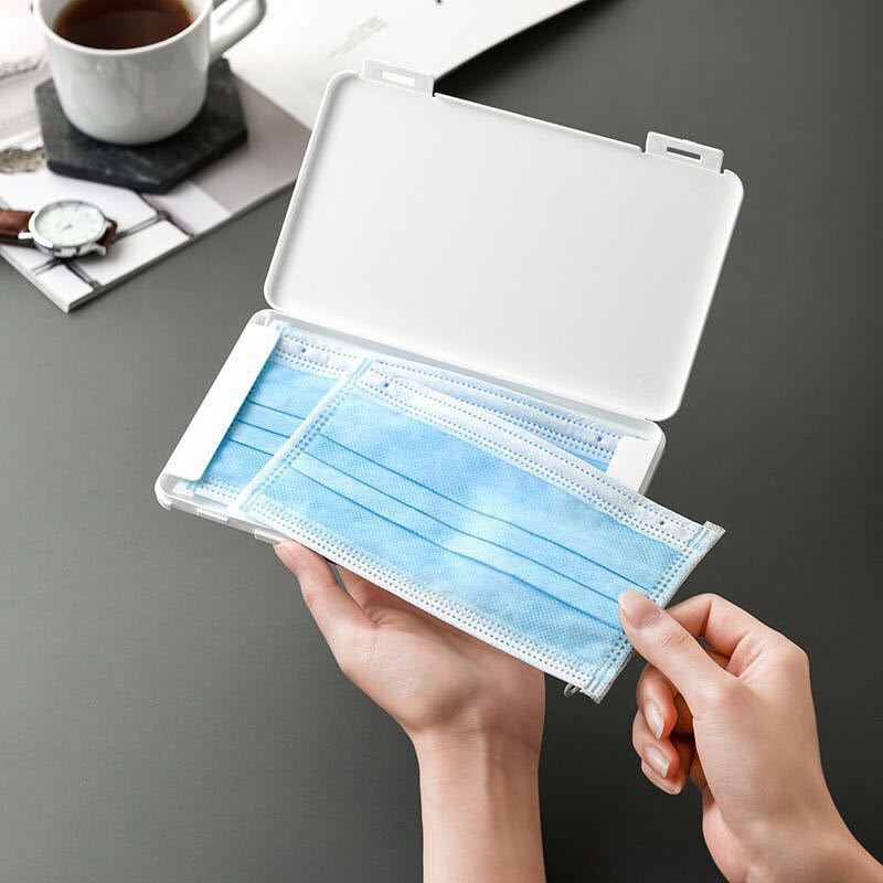 Hộp Đựng Khẩu Trang Ngăn Chặn Bệnh Dịch Màu Sắc Đơn Giản