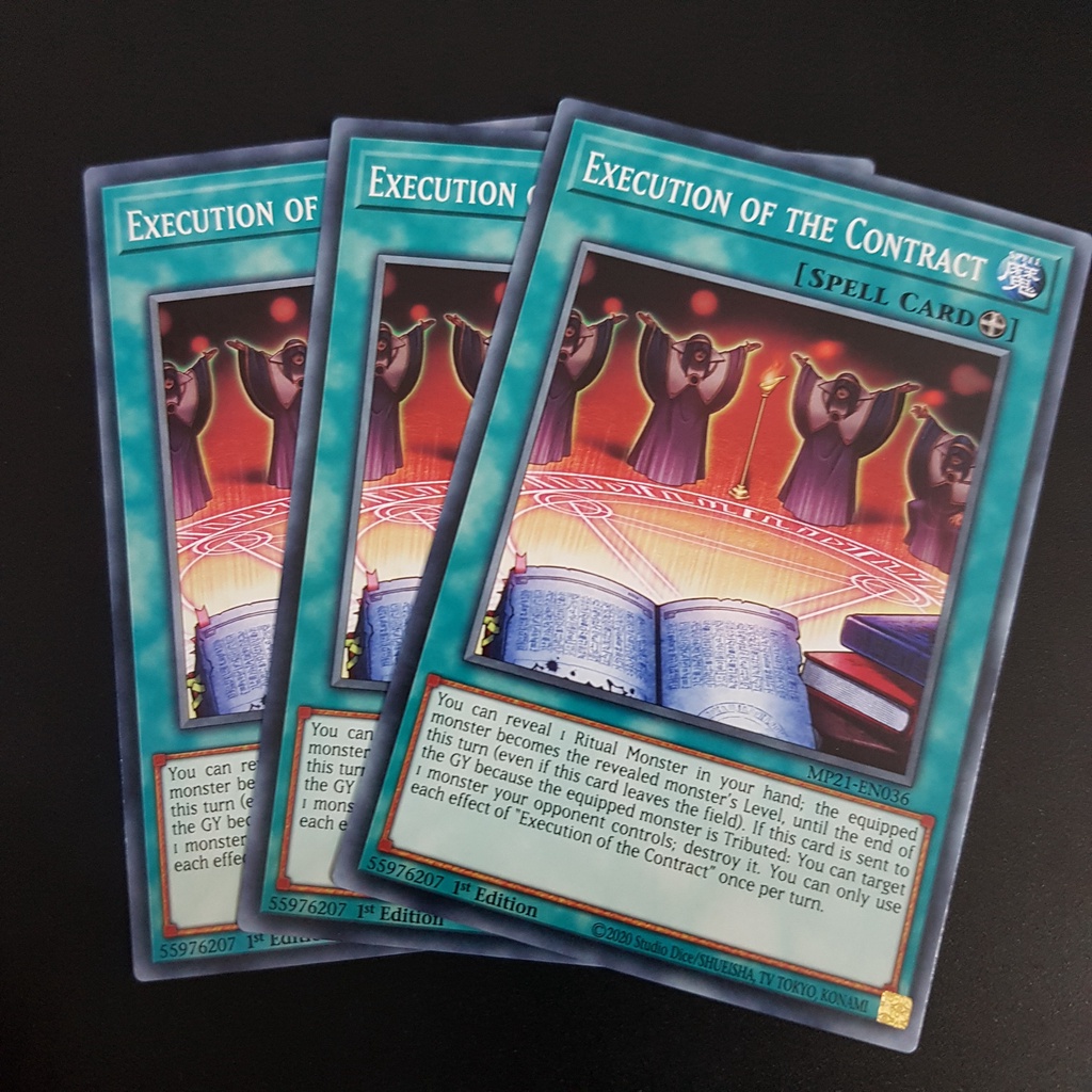 Lá bài Execution of the Contract - MP21-EN036 - Common 1st Edition