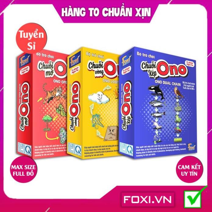 [FREESHIP HÀNG ĐẸP] Board game-Flashcard-Chuỗi Ono Foxi-đồ chơi trẻ em-thẻ thông minh-tư duy-vui nhộn-ghi nhớ logic.