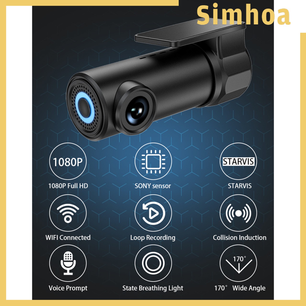 Camera Hành Trình Hd 1080p 170w Cho Xe Hơi