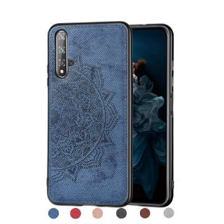 Soft Silicone Hard Back Cloth Texture Phone Case For Huawei Nova 5T Nova 5 5i P30 P30 Pro Mate 30 Pro