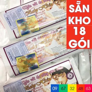 Bộ khăn giấy khô vải đa năng BABY HIỀN TRANG 18 gói