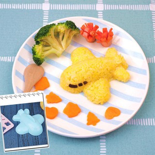 Khuôn ép cơm bento hình máy bay cho bé