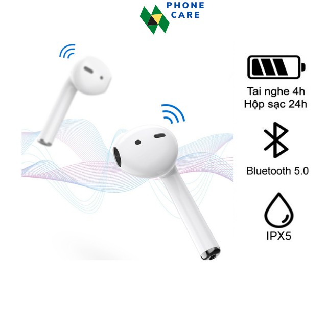 Tai Nghe Bluetooth ko dây,inpods i12,TWS cảm ứng Thích Hợp Tất Cả Các Dòng táo,android,bắt