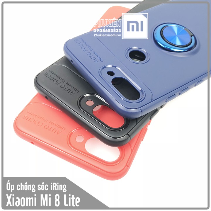 Ốp lưng Xiaomi Mi 8 Lite, chống sốc iRing Auto Focus