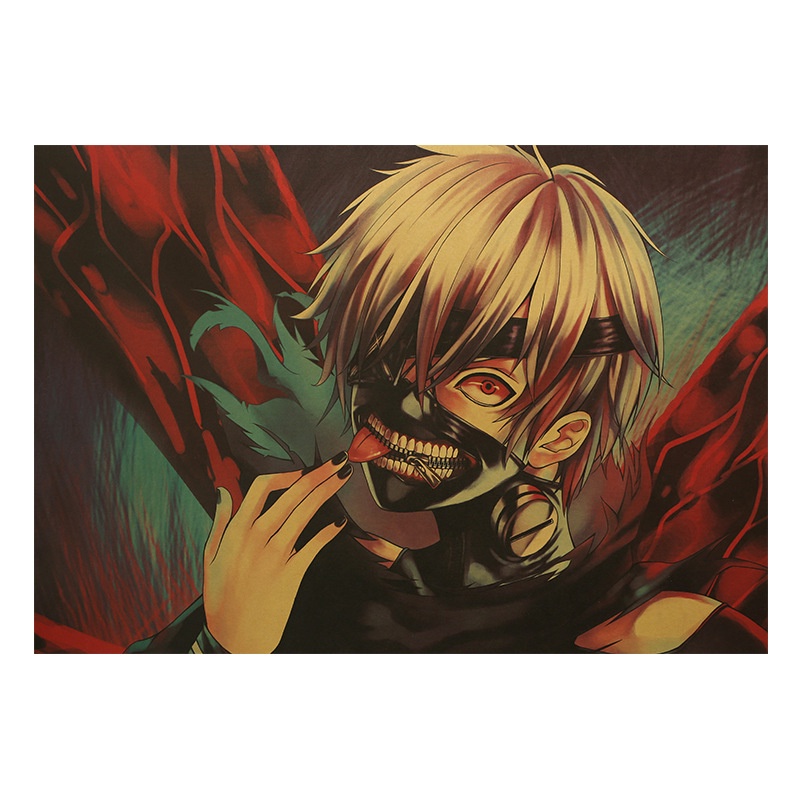 Poster Hoạt Hình Tokyo ghoul Kích Thước 50.5 * 35cm
