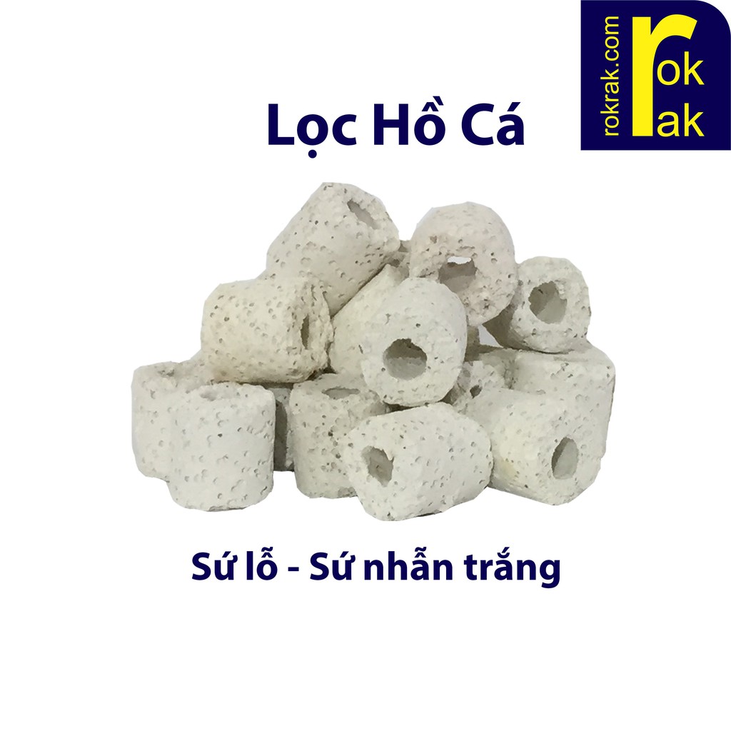 Sứ lỗ lọc nước 100g | Vật liệu lọc hồ cá