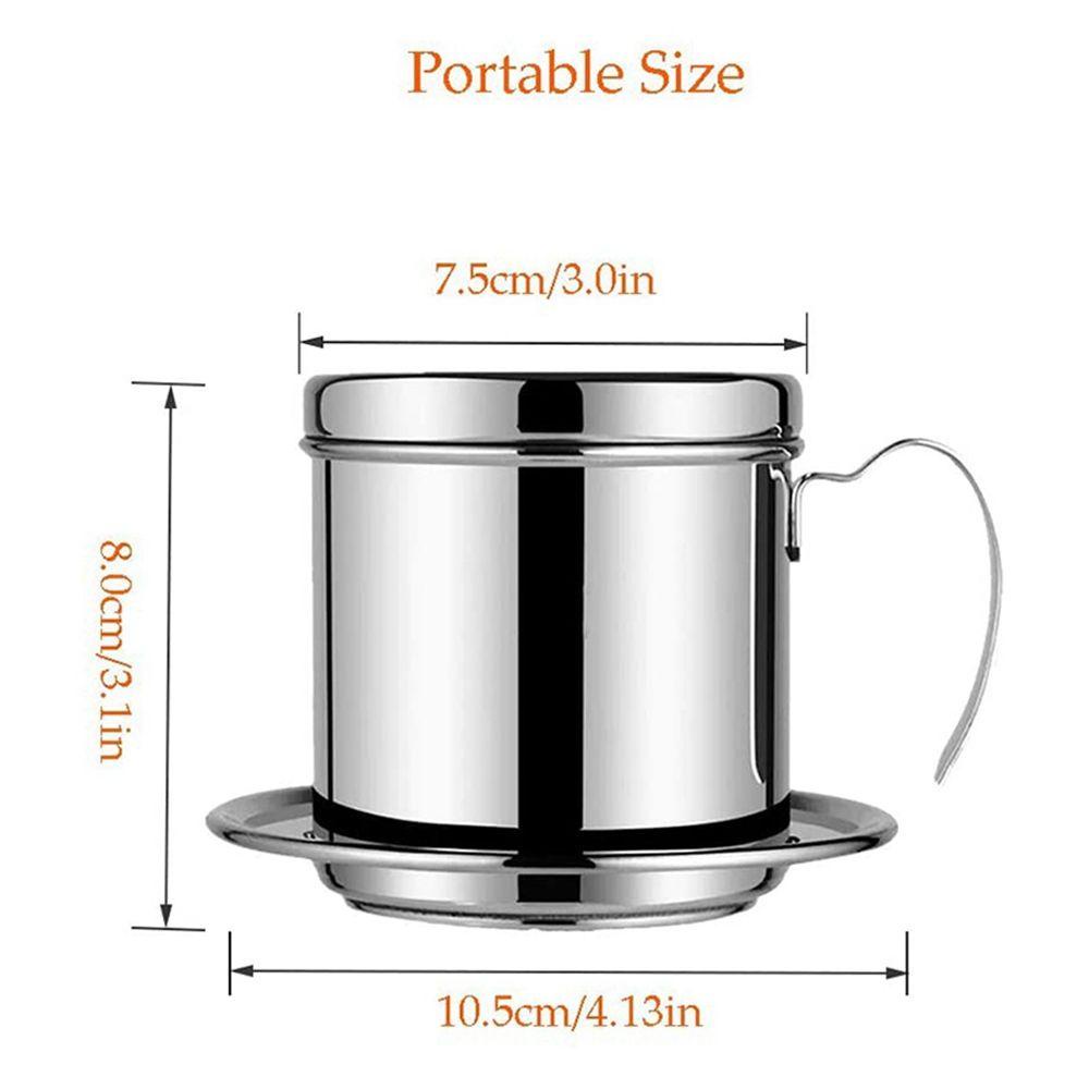Dụng Cụ Lọc Cà Phê Bằng Thép Không Gỉ Thiết Kế Nhỏ Giọt Tiện Dụng Cho Nhà Bếp